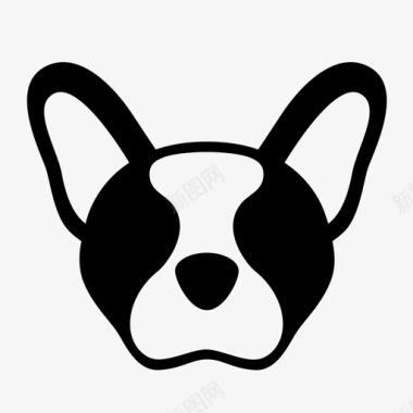 法国斗牛犬犬类小型图标图标