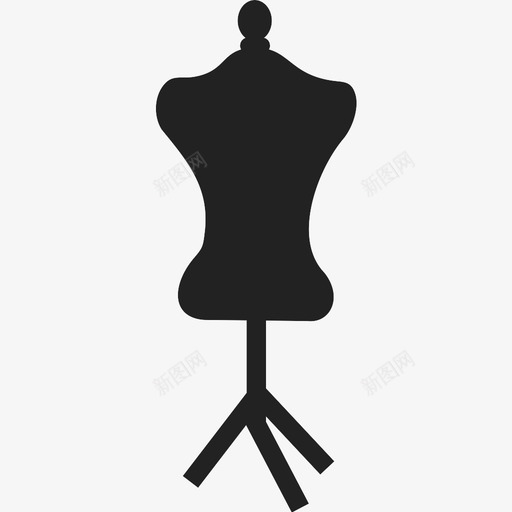 服装形式服装图标svg_新图网 https://ixintu.com 人体模型 女人 工具 时装 服装 服装形式 衣架 设计