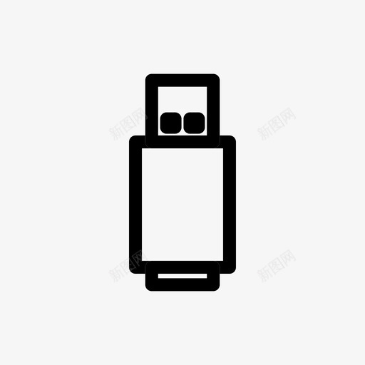 U盘工具图标svg_新图网 https://ixintu.com U盘 工具