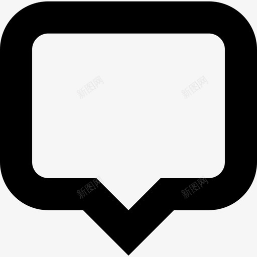 语音泡泡聊天信使图标svg_新图网 https://ixintu.com 信使 大笔划 短信 聊天 语音泡泡