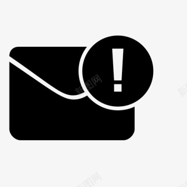 通知警告垃圾邮件图标图标