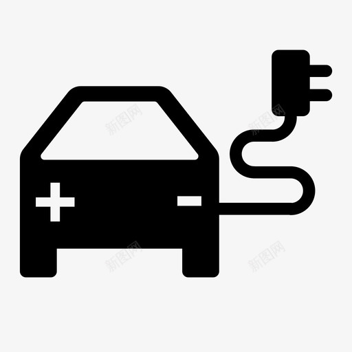充电器电源燃料图标svg_新图网 https://ixintu.com 充电 充电器 燃料 环境 电 电动车 电动车充电器 电源 电能 能源