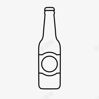 瓶装饮用醉酒图标图标