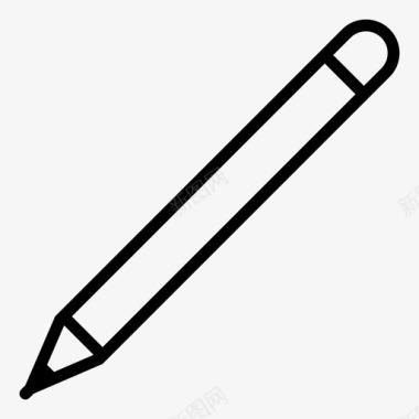 铅笔墨水刻字图标图标