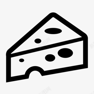 奶酪瑞士零食图标图标