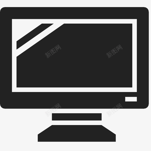 用于电视或计算机的电子可视化监视工具图标svg_新图网 https://ixintu.com 用于电视或计算机的电子可视化监视工具
