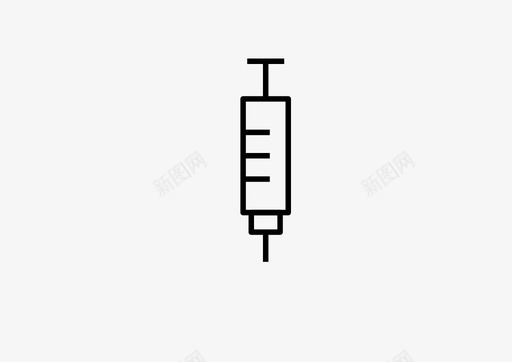 生物化学注射器图标svg_新图网 https://ixintu.com 生化医疗 生物化学注射器