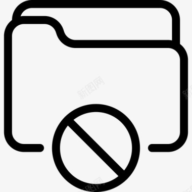 关闭文件夹回收站终止图标图标