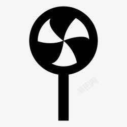 布莱顿硬糖棒棒糖糖果圣诞节图标高清图片
