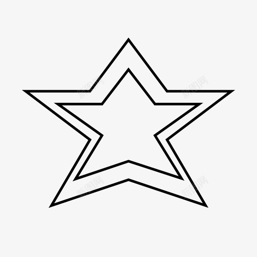 星形边框锯齿形图标svg_新图网 https://ixintu.com 单星 双星 大星 形状 星 星形 星徽章 边框 透明星 锯齿形
