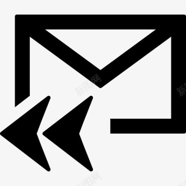 邮件回复界面计算机和媒体2的所有符号图标图标