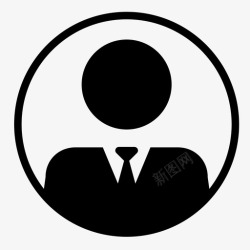 女总裁用户男经理图标高清图片