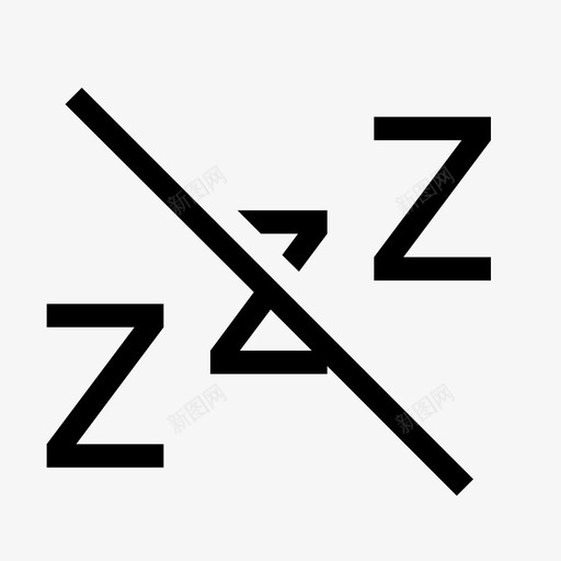 睡眠关闭材质标亮起图标svg_新图网 https://ixintu.com 材质设计图标亮起 睡眠关闭