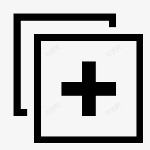 复制克隆双重图标svg_新图网 https://ixintu.com 克隆 加 双 双重 复制 新 照片拼贴编辑器 编辑器 镜像