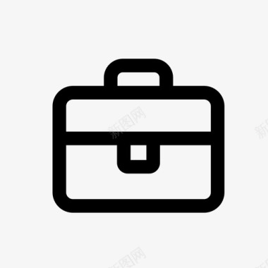 手提箱工作行李箱图标图标