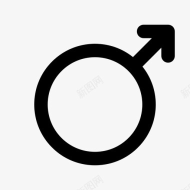 男性性别洗手间标志图标图标