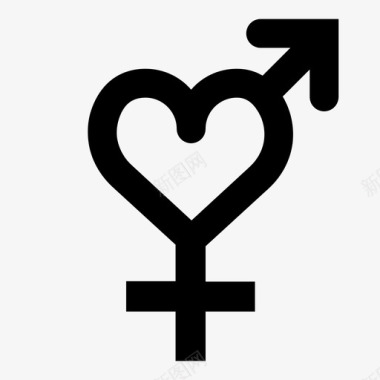 异性恋性取向性别平等图标图标