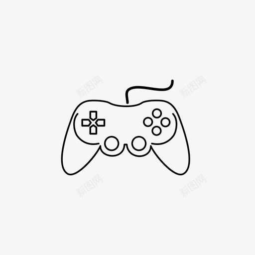 视频游戏控制器游戏游戏玩家图标svg_新图网 https://ixintu.com 控制台游戏 游戏 游戏控制器 游戏玩家 视频游戏控制器
