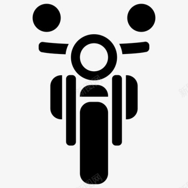 摩托车事故自行车图标图标