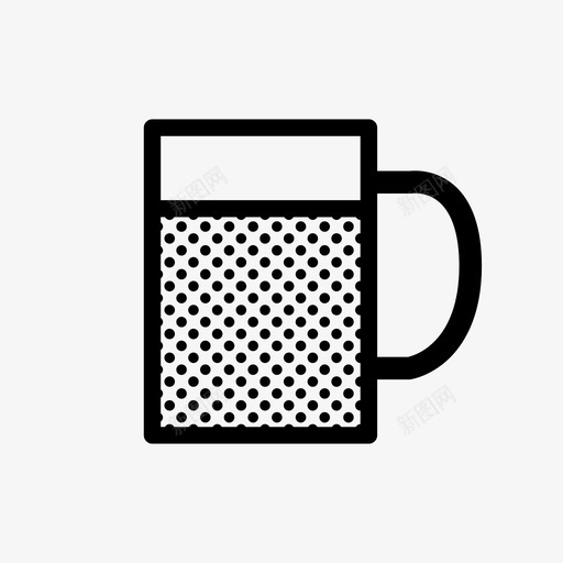 马克杯啤酒饮料图标svg_新图网 https://ixintu.com 咖啡 啤酒 圆点 杯子 点文具 玻璃杯 盘子 饮料 马克杯