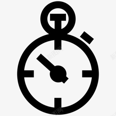 秒表计时器计时员图标图标