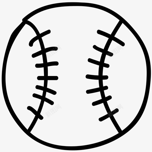 棒球涂鸦运动图标svg_新图网 https://ixintu.com 体育 体育手绘涂鸦图标 手绘 棒球 涂鸦 游戏 素描 运动