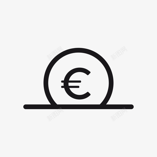 欧元硬币储蓄支付图标svg_新图网 https://ixintu.com 储蓄 支付 欧元硬币 欧洲 现金 货币 货币储蓄 银行