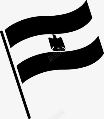 埃及国旗符号代表图标图标