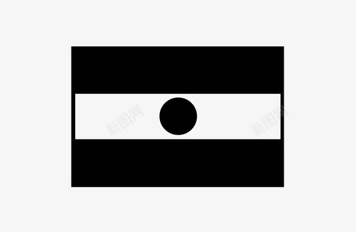 尼日尔国旗物品国家图标图标