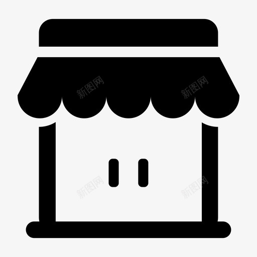 商店商场市场图标svg_新图网 https://ixintu.com 商场 商店 市场 电子商务 购买 购物