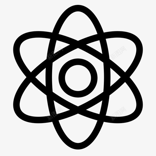 原子聚变绿色图标svg_新图网 https://ixintu.com 人类 分子 原子 可持续性 核能 环境 电力 系统 绿色 绿色可持续性 聚变 能源