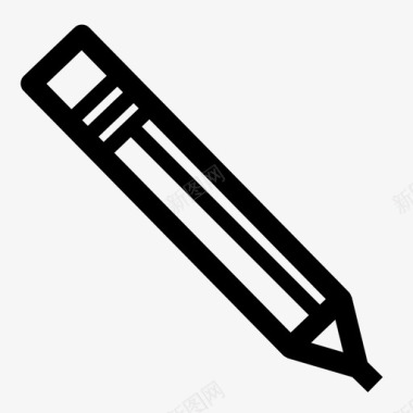 铅笔工具制作图标图标