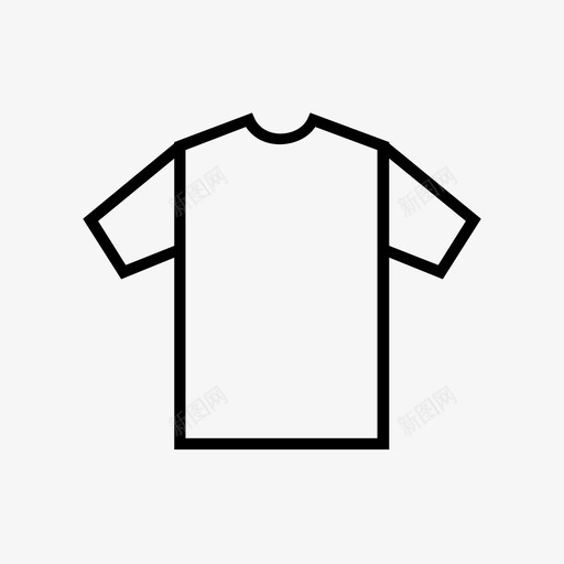 衬衫运动衫短袖图标svg_新图网 https://ixintu.com t恤 短袖 短袖t恤 衬衫 运动衫