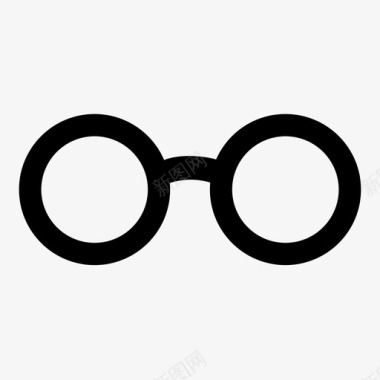 眼镜书呆子处方图标图标