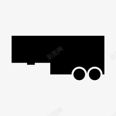 拖车交通运输图标图标