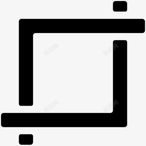 裁剪剪辑裁剪工具图标svg_新图网 https://ixintu.com 切割工具 剪辑 工具实体图标 编辑 裁剪 裁剪工具 边缘工具