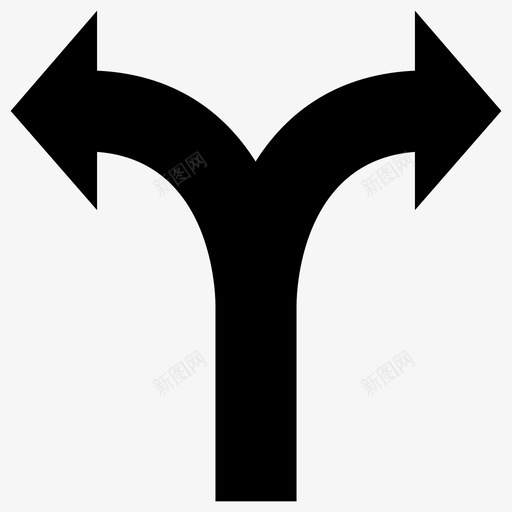 箭头形状过程图标svg_新图网 https://ixintu.com 425+箭头矢量图标 分叉 导航 引导 形状 流 箭头 路径 过程