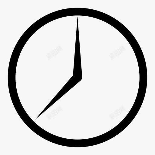 时钟计时器告诉时间图标svg_新图网 https://ixintu.com 分钟 告诉时间 小时 时钟 计时 计时器