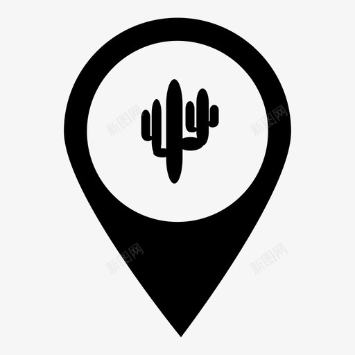 沙漠旅行汗水图标svg_新图网 https://ixintu.com 位置 别针 地图标记 定位针 导航 干燥 指针 旅行 汗水 沙漠 炎热 风景
