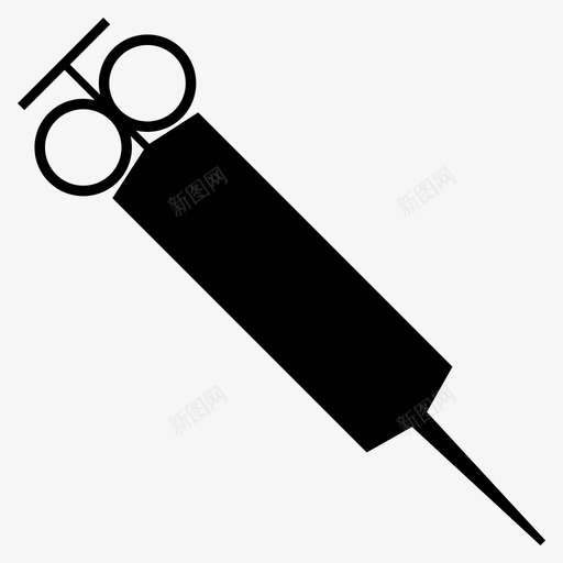 注射器针头药品图标svg_新图网 https://ixintu.com 卡通 注射剂 注射器 疫苗 药品 针头
