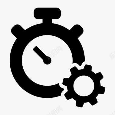 秒表工作时间计时图标图标
