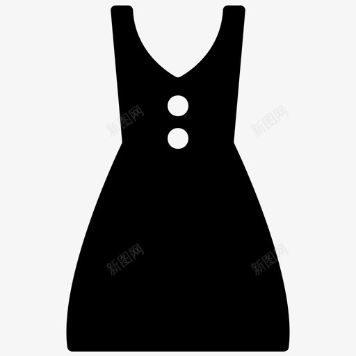 服装时装女装图标svg_新图网 https://ixintu.com 女装 时装 服装 花裙