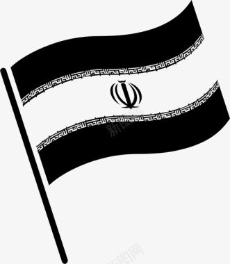 伊朗国旗代表国家符号图标图标