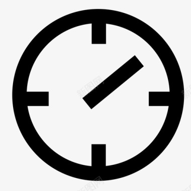 时钟指针数字图标图标