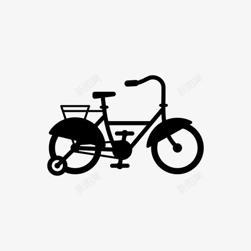 儿童自行车运动锻炼图标svg_新图网 https://ixintu.com 体育活动 健康 健身 儿童 儿童自行车 小型 生活方式 自行车 运动 锻炼