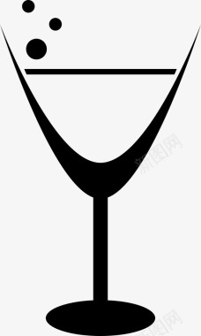 玻璃杯起泡酒倒酒图标图标