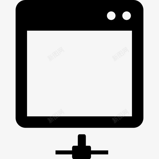 窗口联网选项基本应用图标svg_新图网 https://ixintu.com 基本应用 窗口联网选项