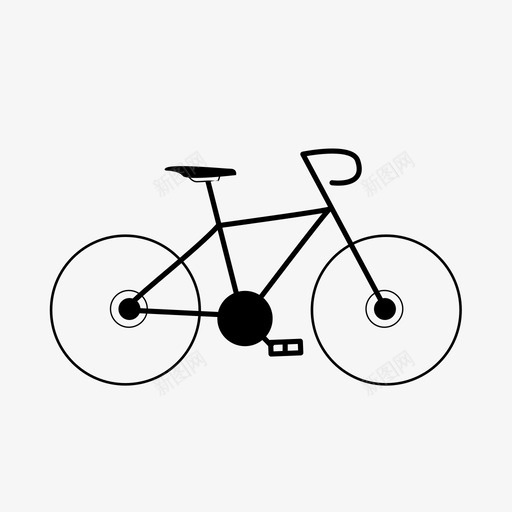 赛车手竞争者交通工具图标svg_新图网 https://ixintu.com 交通工具 公路自行车 短跑运动员 竞争者 自行车 自行车手 赛车手 赛车自行车 跑步者