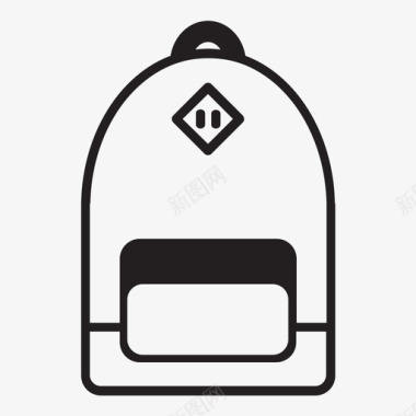 书包背包小孩图标图标