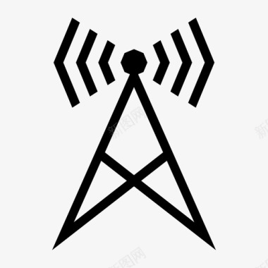 无线电台wifi传输图标图标